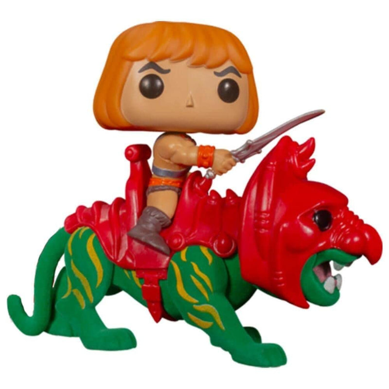 Funko POP! Ride Deluxe: Masters Of the Universe - He-Man on BC - Flocked - Masters Of the Universe - Collectable Vinyl Figure - Gift Idea - Official Merchandise - Toys for Kids & Adults - TV Fans