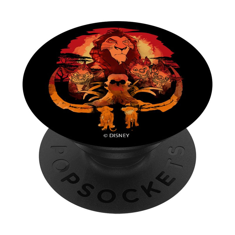 Disney The Lion King Scar Simba Nala Hyenas Sunset PopSockets Swappable PopGrip