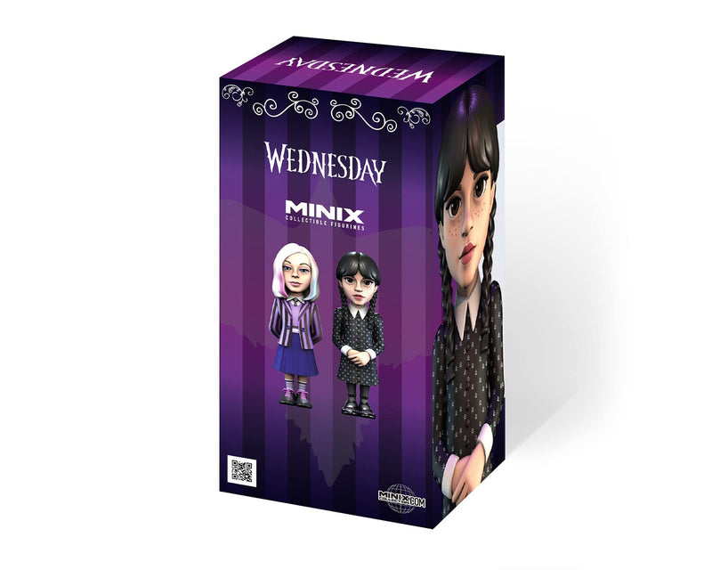 Bandai Minix Wednesday Addams Model, Collectable Wednesday Figure From The Wednesday TV Series, Bandai Minix Wednesday Toys Range, Collect Your Favourite Wednesday Figures From The Series