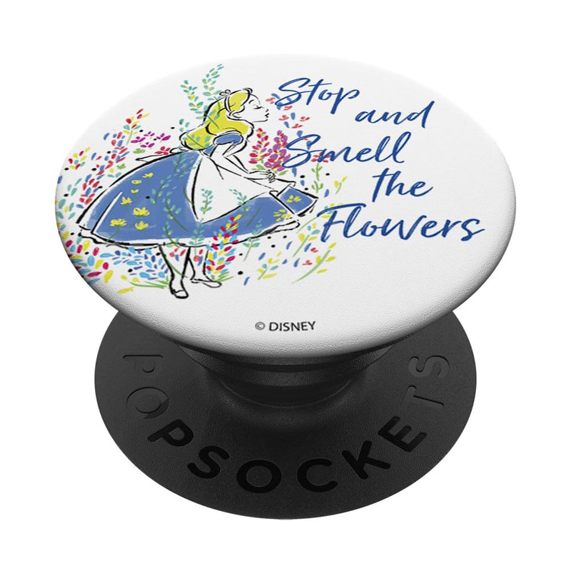 Disney Alice In Wonderland Smell the Flowers Paint PopSockets Swappable PopGrip