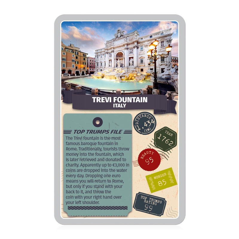 Top Trumps Monuments of the World Card Game