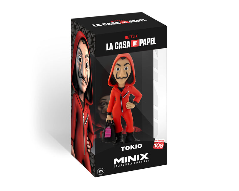 MINIX Bandai Tokyo Model | Collectable Tokyo Figure From The Money Heist TV Series | Bandai Money Heist Toys Range | Collect Your Favourite Money Heist Figures From The Series