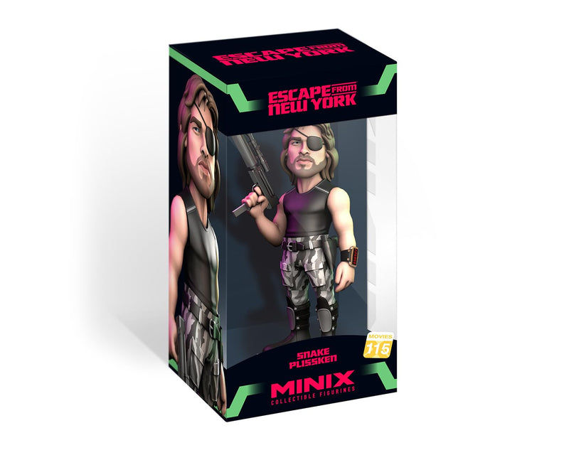 MINIX Bandai Snake Plissken Model | Collectable Snake Figure From Escape from New York Movie | Bandai Snake Toys Range | Collect Your Favourite Snake Figures | Escape from New York Merchandise