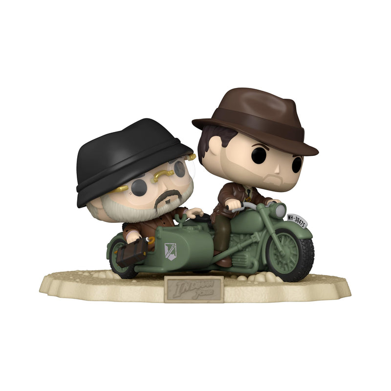 Funko Pop! Ride Super Deluxe: IJ&TLC - Indiana Jones - Indy and Sr. With Bike - Indiana Jones - Amazon Exclusive - Collectable Vinyl Figure - Gift Idea - Official Merchandise - Toys for Kids & Adults