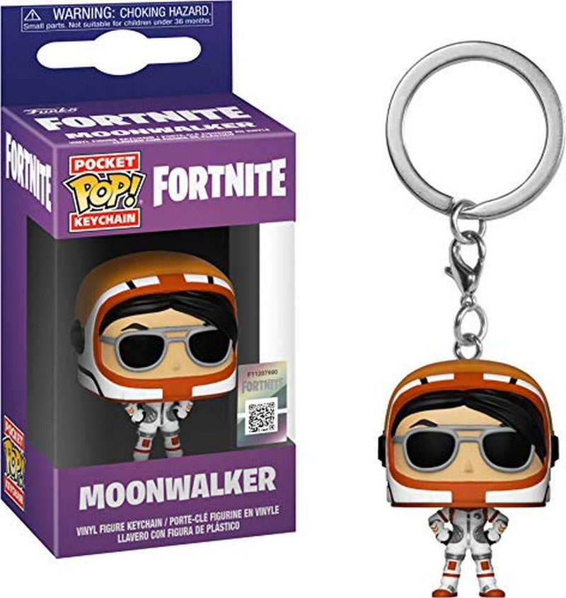 Funko Pocket POP! Keychain: Fortnite: Moonwalker - Collectable Vinyl Mini Figure Novelty Keyring - Stocking Filler - Gift Idea - Official Merchandise - Video Games Fans - Minifigure