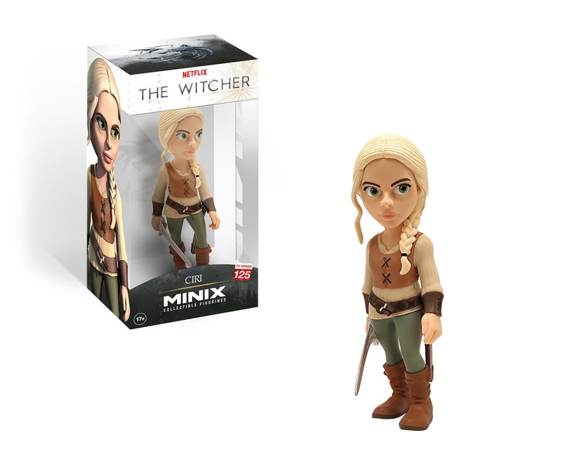 MINIX Bandai The Witcher Princess Ciri Model | Collectable Ciri Of Cintra The Witcher Figure | Bandai The Witcher Toys Range | Collect Your Favourite Witcher Figures | The Witcher Merchandise