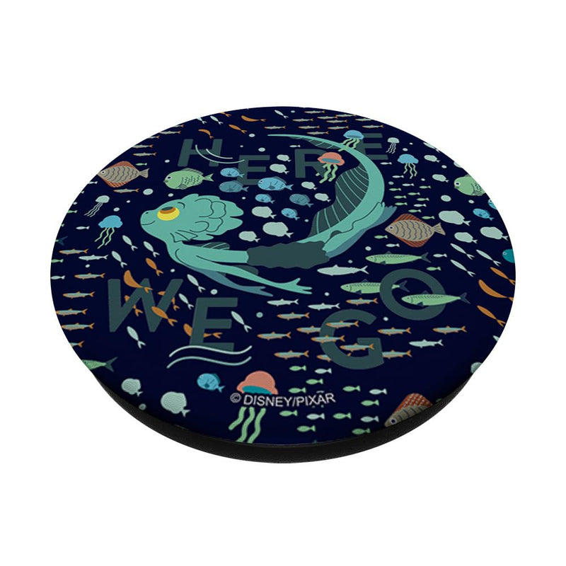 Disney Pixar Luca Here We Go Under Sea Swimmer PopSockets Swappable PopGrip