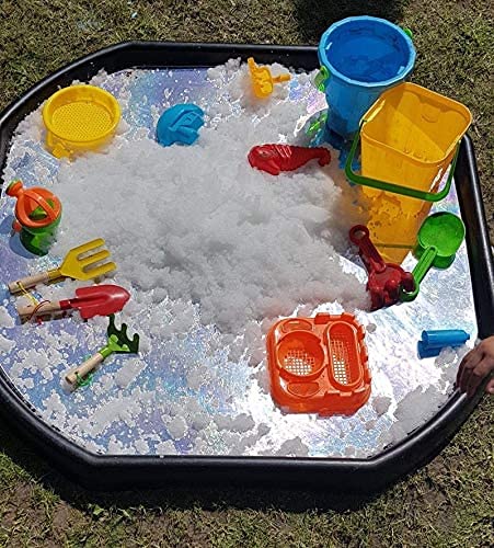 Easy Shopping® Children Kids Colour Small Mixing Tray Plastic for Playing Toy Sand Pool Pit Water Game Garden Beach MADE IN UK (Black)