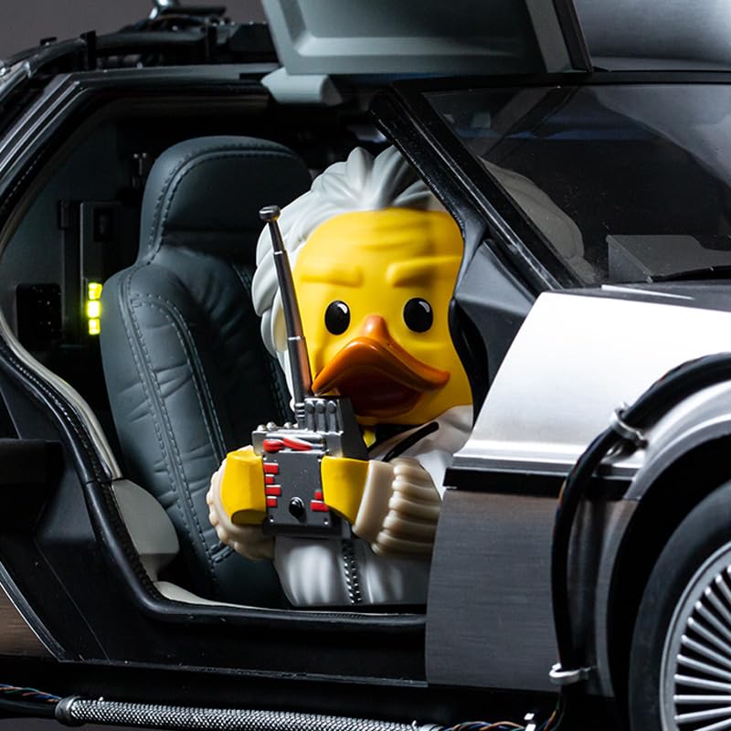 TUBBZ Boxed Edition Doc Brown Collectible Vinyl Rubber Duck Figure - Official Back To The Future Merchandise - TV, Movies & Video Games