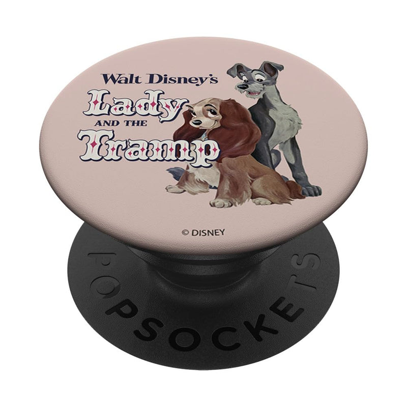 Disney Lady and the Tramp Logo PopSockets Swappable PopGrip