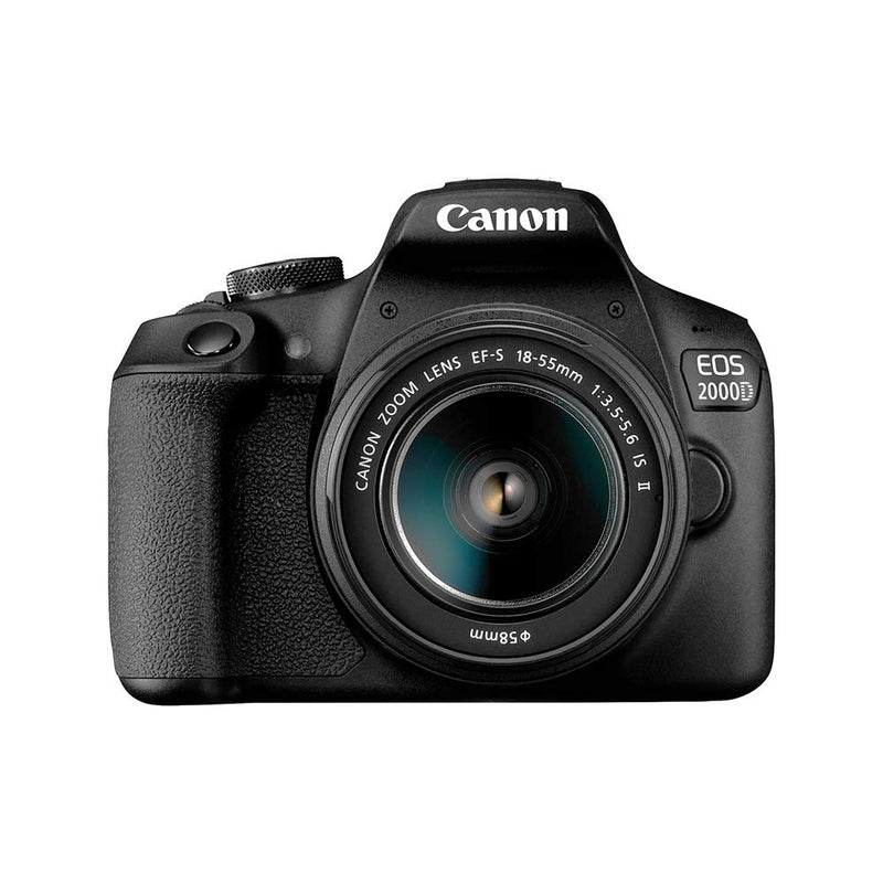 Canon EOS 90D + EF-S 18-135mm f/3.5-5.6 IS USM Black & EOS 2000D DSLR Camera and EF-S 18-55 mm f/3.5-5.6 IS II Lens - Black