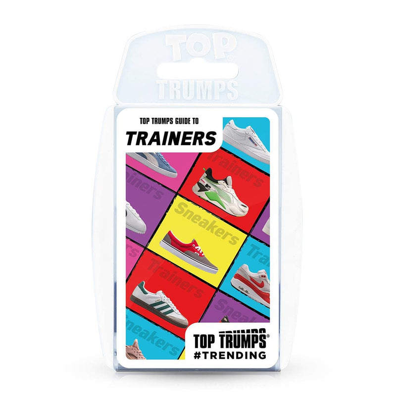 Top Trumps Guide to Sneakers and Trainers Trends Specials Card Game English Edition, Featuring 30 of the most innovative designs from every era of sneakers, Educational card game for ages 6 and up.