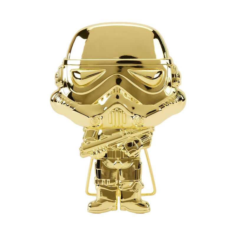 Funko Large Pop! Enamel Pin - the Mandalorian - Star Wars: Dark Side - Stormtrooper Neon - Star Wars: the Mandalorian Enamel Pins - Cute Collectable Novelty Brooch - for Backpacks & Bags