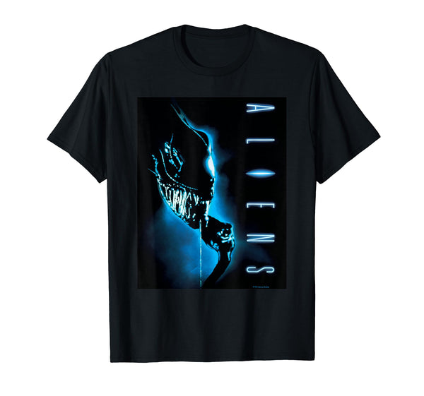 Aliens Xenomorph Retro Movie Poster T-Shirt