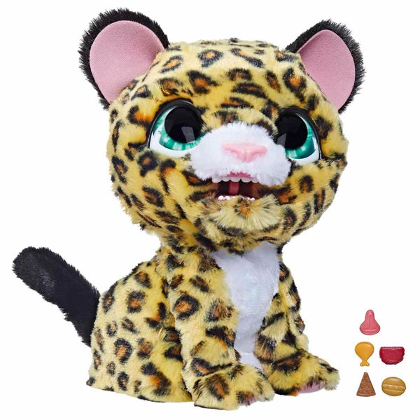 FurReal friends Lil’ Wilds Lolly the Leopard Animatronic Toy: Electronic Plush Pet, 40+ Sounds and Reactions; Ages 4 and Up, Multicolor (F4394)