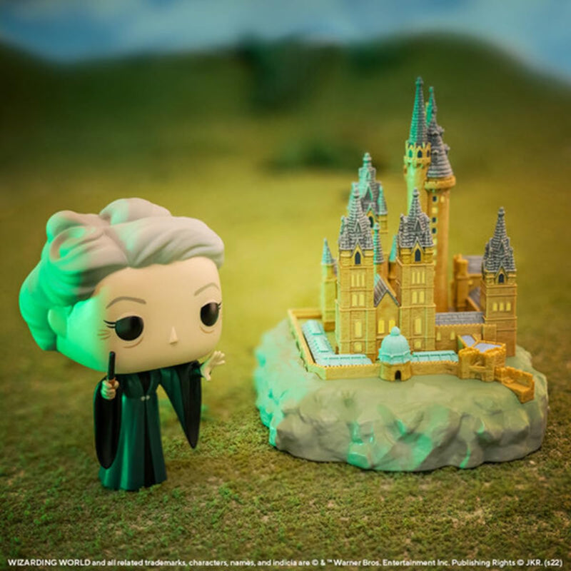 Funko POP! Town: HP Co0th - Minerva McGonagall With Hogwarts - Harry Potter - Collectable Vinyl Figure - Gift Idea - Official Merchandise - Toys for Kids & Adults - Movies Fans