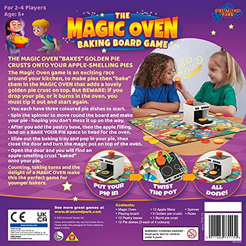 Drumond Park Magic Oven Baking Board Game, Kids Board Games, Family And Preschool Kids Game, for Children, For Boys And Girls 5 years +, T73113