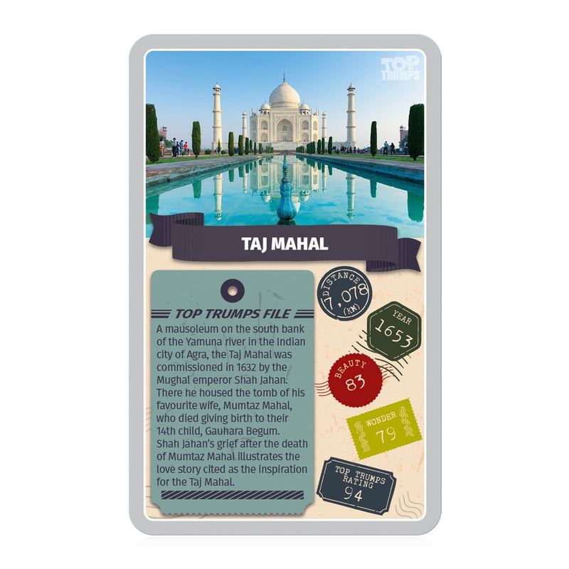 Top Trumps Monuments of the World Card Game