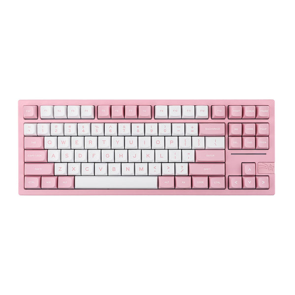 EPOMAKER x Feker Galaxy80 Gaming Keyboard, Aluminum Alloy Wireless Mechanical Keyboard, BT5.0/2.4G/USB-C Gasket-mounted Keyboard, Hot Swappable, NKRO Creamy Keyboard (Pink, Marble White Switch)