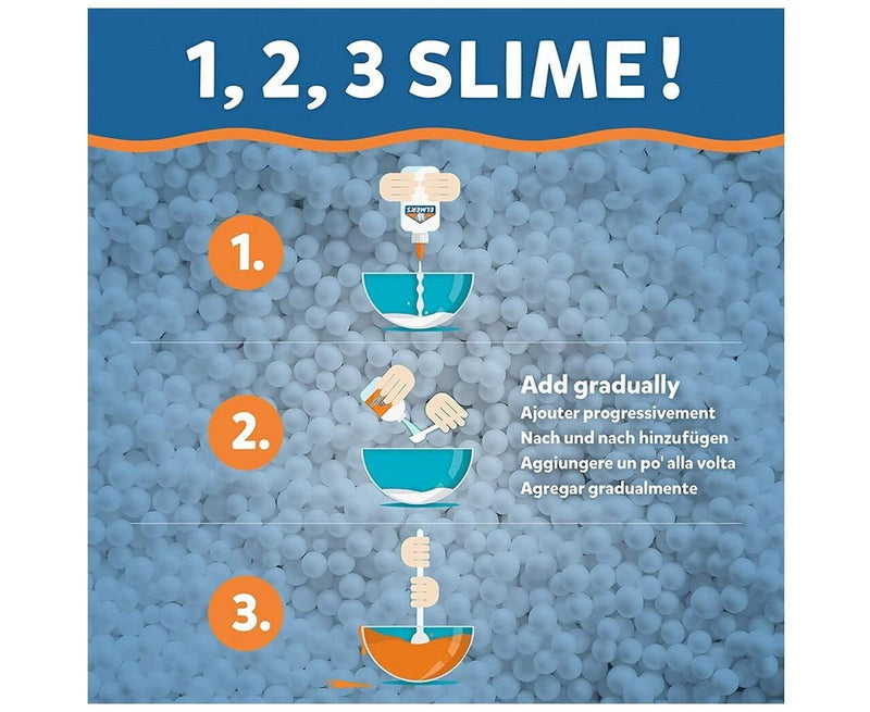 Elmer’s Crunchy Slime Activator | Washable & Kid-Friendly Magical Liquid Glue Slime Activator | 98 g Bottle | Great for Making Slime