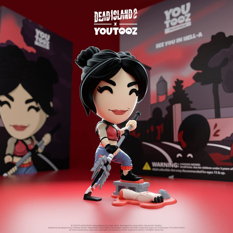 Youtooz Amy 4.8" Vinyl Figure, Official Licensed Collectible from Dead Island 2" Videogame, by Youtooz Dead Island Collection