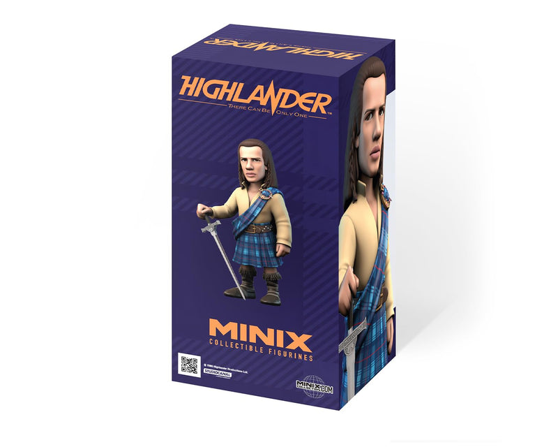 MINIX Bandai Connor Macleon Model | Collectable Connor Figure From the Highlander Film | Bandai Highlander Toys Range | Collect Your Favourite Figures From The Movie | Highlander Merchandise