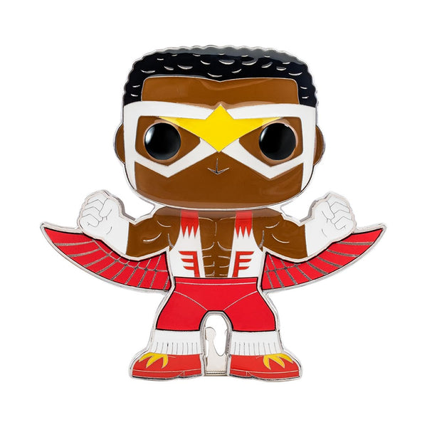 Loungefly Funko POP! Enamel Pin: Falcon - Marvel Comics Enamel Pins - Cute Collectable Novelty Brooch - for Backpacks & Bags - Gift Idea - Official Merchandise - Comic Books Fans
