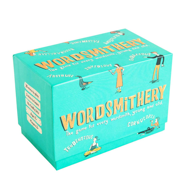 Clarendon Games Wordsmithery: The Bestselling Party Quiz Word Definition Game for Adults, Teens and Kids – Think, Laugh, and Learn New Words! Fun for Party, Travel, or After-Dinner Occasions.