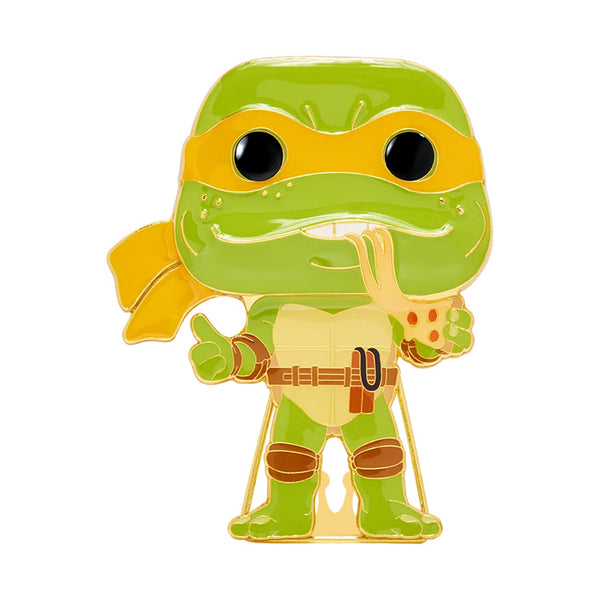 Funko Pop! Large Enamel Pin Teenage Mutant Ninja Turtles - (Teenage Mutant Ninja Turtles (TMNT) ) : Michelangelo Enamel Pins - Cute Collectable Novelty Brooch - for Backpacks & Bags