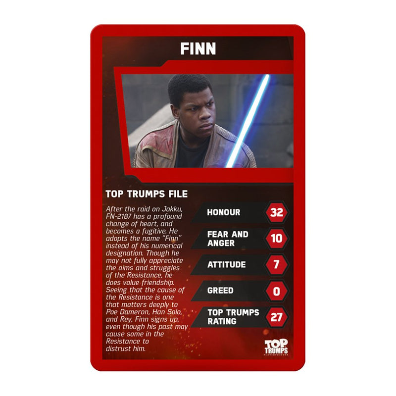 Star Wars Episode 7 Force Awakens Top Trumps