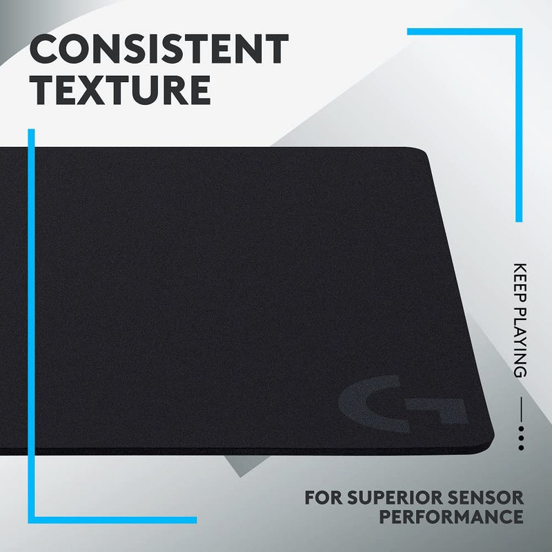 Logitech G G440 Hard Gaming Mouse Pad, Optimised for Gaming Sensors, Low Surface Friction, Non-Slip Mouse Mat, Mac and PC Gaming Accessories, 340 x 280 x 5 mm