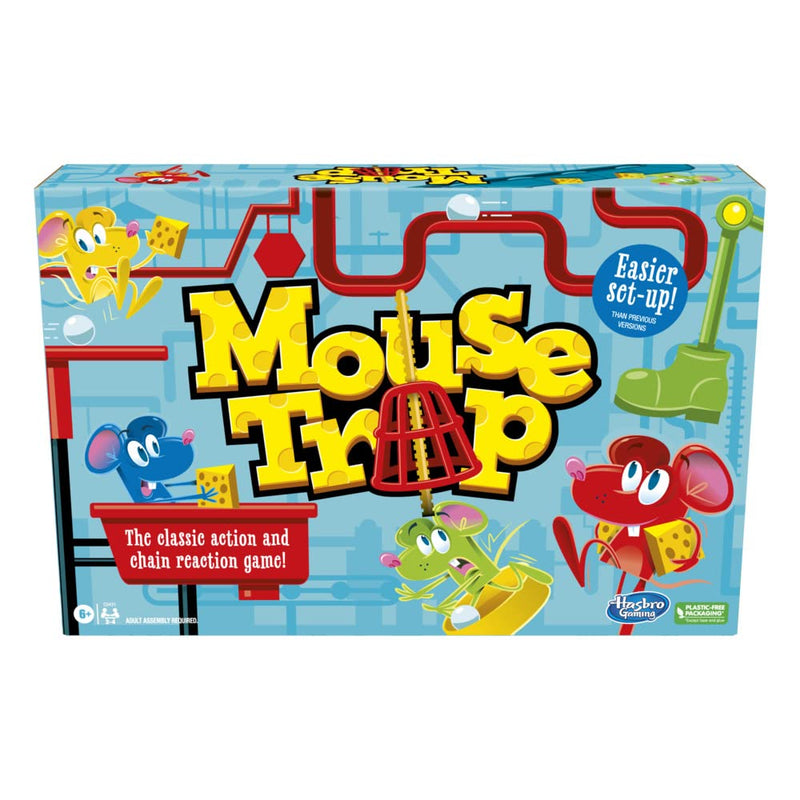 Mouse Trap Board Game for Kids Ages 6 and Up, With Easier-Set-Up Than Previous Versions