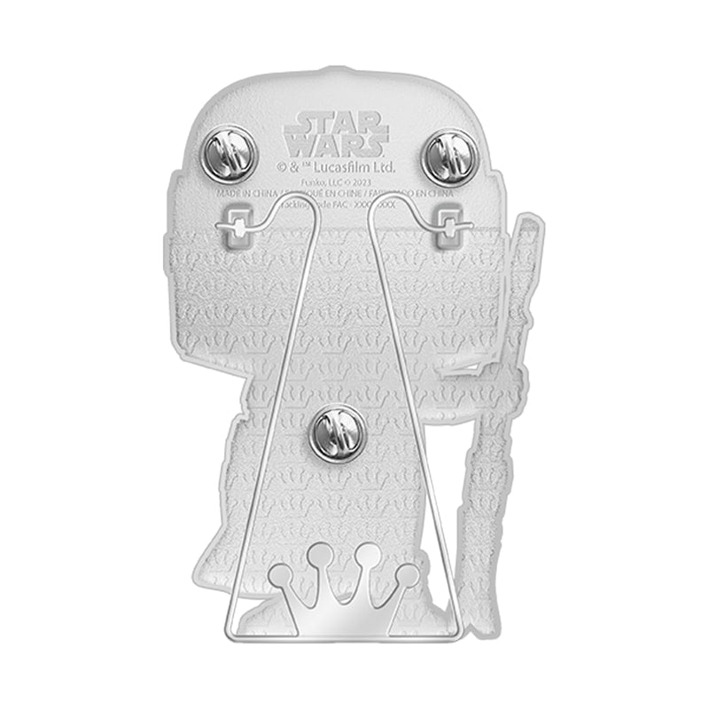 Funko Pop! Large Enamel Pin Star Wars: MANDO - the Mandalorian Enamel Pins - Cute Collectable Novelty Brooch - for Backpacks & Bags - Gift Idea - Official Merchandise - TV Fans