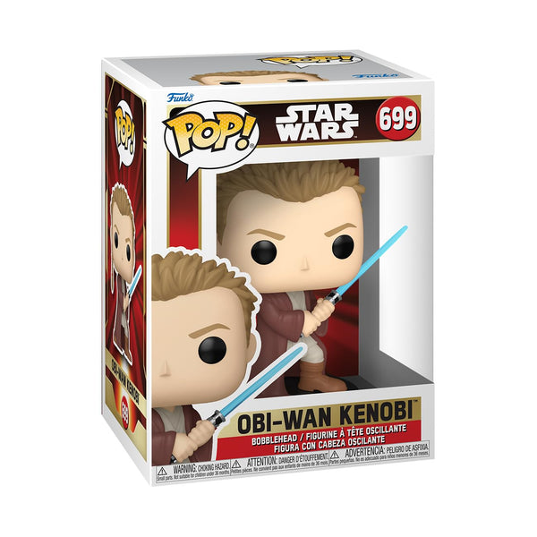 Funko POP! Star Wars: Episode 1 The Phantom Menace Anniversary - Obi-Wan Kenobi - (Young) - Collectable Vinyl Figure - Gift Idea - Official Merchandise - Toys for Kids & Adults - Movies Fans