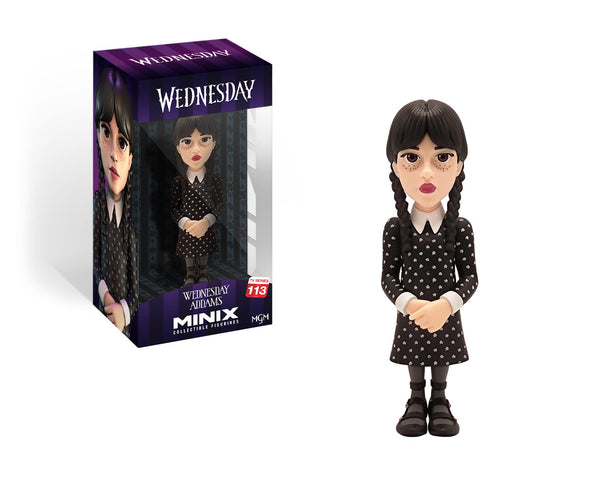 Bandai Minix Wednesday Addams Model, Collectable Wednesday Figure From The Wednesday TV Series, Bandai Minix Wednesday Toys Range, Collect Your Favourite Wednesday Figures From The Series