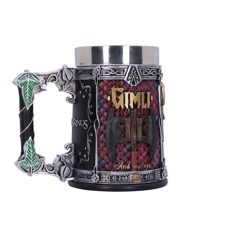 Nemesis Now Officially Licensed Lord of The Rings The Fellowship Tankard, Multi Coloured, 15.5cm