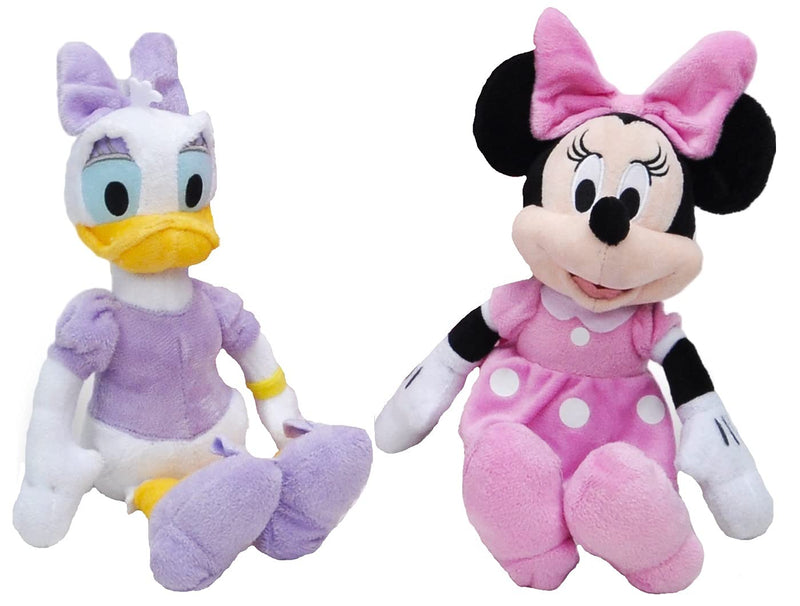 Disney 10" Plush Minnie Mouse & Daisy Duck 2-Pack in Gift Bag