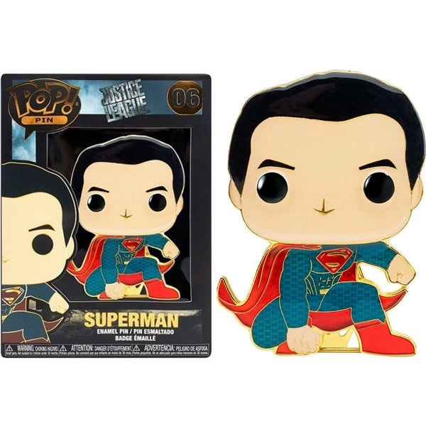 Funko Enamel Pin: Superman - Justice League Enamel Pins - Cute Collectable Novelty Brooch - for Backpacks & Bags - Gift Idea - Official Merchandise - Movies Fans