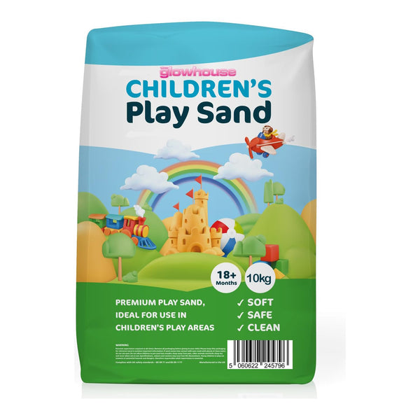 The Glowhouse Childrens Play Sand for Soft Play Kids Non Toxic Play Sand, Sand Bags for Sand Pit and Other Play Areas (Medium)