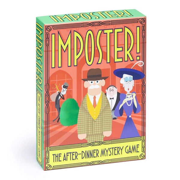 Clarendon Games Imposter! A Murder Mystery-Style After-Dinner Game of Bluffing, Deduction and Intrigue for 5 – 16 Players