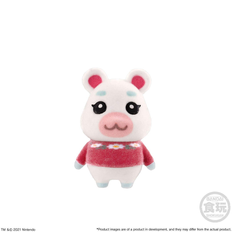 Bandai Shokugan - Animal Crossing: New Horizons Villager Flocked Doll Collection Figure 7pc Gift Set