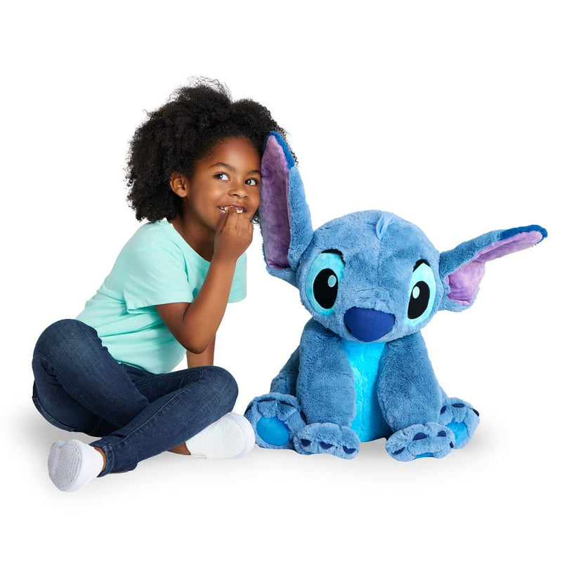 Disney Store Stitch Plush Soft Toy, Medium 15 3/4 inches, Lilo and Stitch, Cuddly Alien Soft Toy with Big Floppy Ears and Fuzzy Texture, Suitable for All Ages, Multicolored