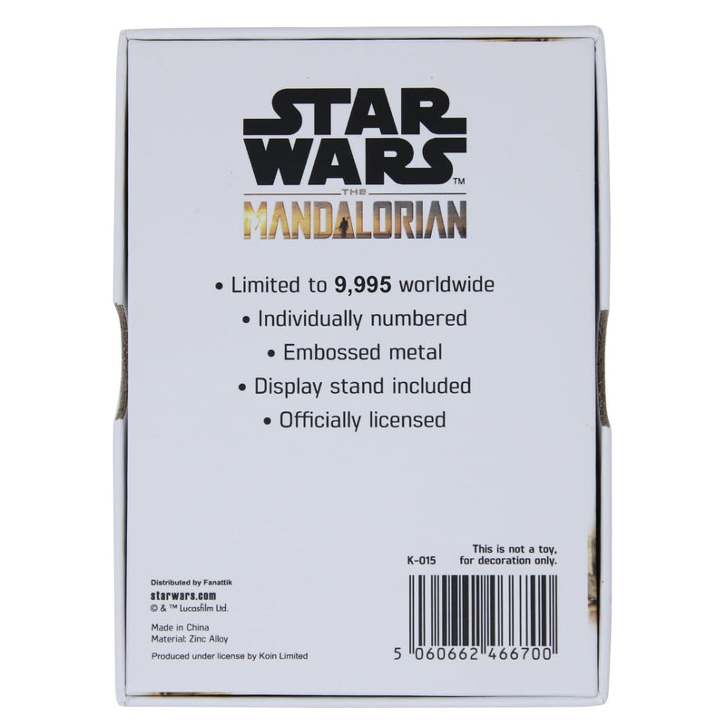 Fanattik Star Wars - Limited Edition The Mandalorian Precious Cargo Metal Collectible