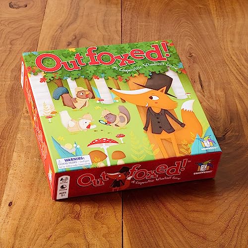 Gamewright | Outfoxed! Game | Board Game | Ages 5+ | 2-4 Players | 20 Minutes Playing Time