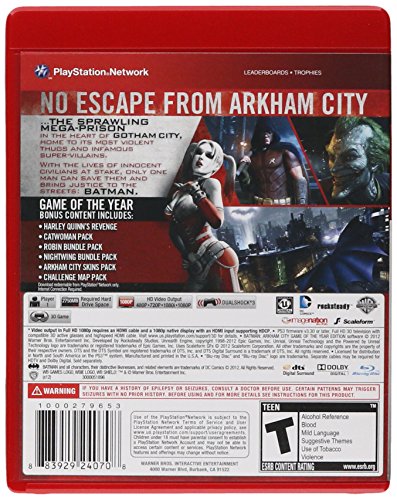 Batman: Arkham City - Game of the Year (PS3)