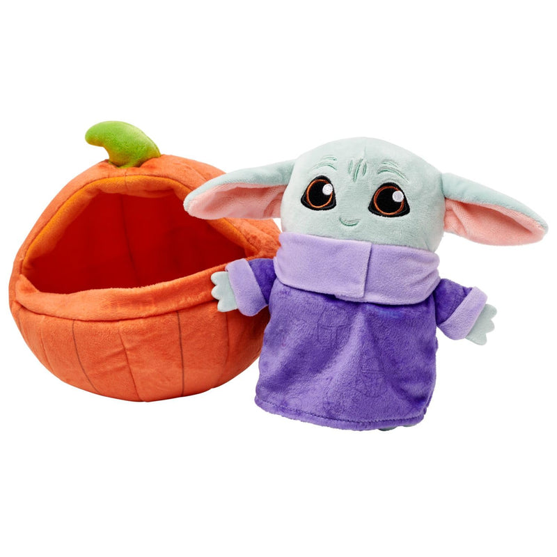 Grogu Plush in Pumpkin Shell – Star Wars: The Mandalorian – Small 8''