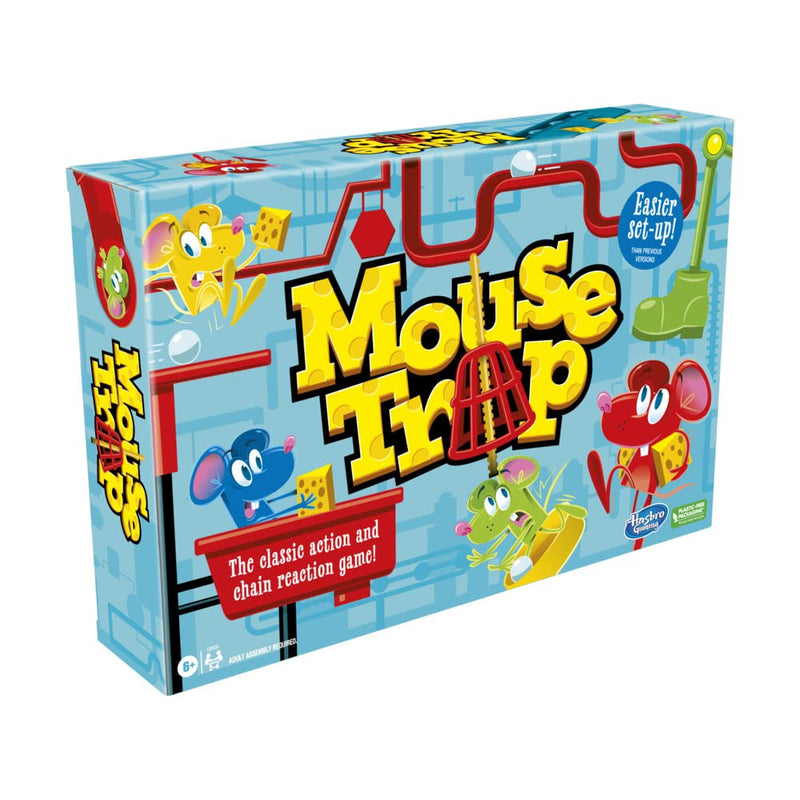 Mouse Trap Board Game for Kids Ages 6 and Up, With Easier-Set-Up Than Previous Versions