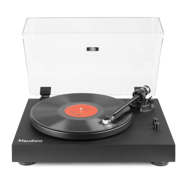 Audizio RP340 Vinyl Record Player with Audio Techinca Cartridge, 7, 10, 12" LP Turntable, Black