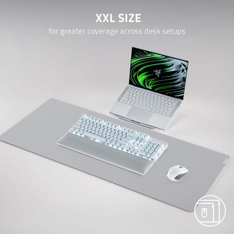 Razer Pro Glide Soft Mouse Mat: Thick, High-Density Rubber Foam - Textured Micro-Weave Cloth Surface - Anti-Slip Base - XXL Size