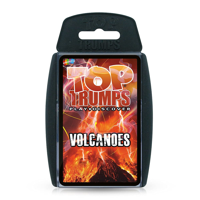 Top Trumps Volcanoes Classics Card Game, learn facts about Mount St Helen, Etna and Stromboli in this educational packed game, gifts and toys for boys and girls aged 6 plus